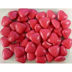 Čokoládová srdíčka červená (80 g)