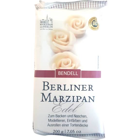 Marcipán 200g 38% mandlí Berliner Marzipan na pečení a modelování - Ostatní