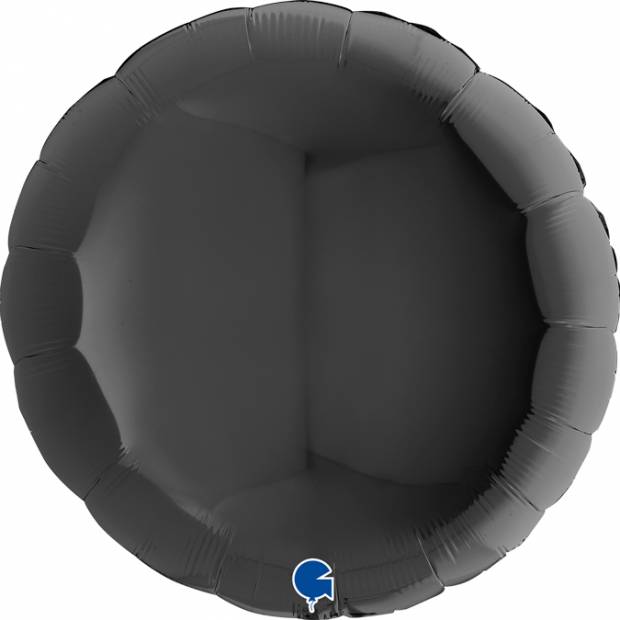 Nafukovací balónek kulatý 91cm černý - Grabo