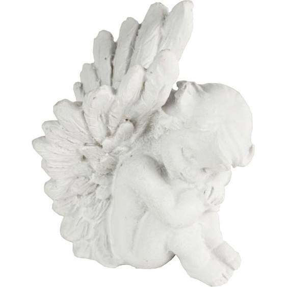 Andělíček, dekorace z polyresinu, barva bílá FP7039 Art