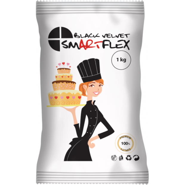 Smartflex Black Velvet Vanilka 1 kg v sáčku 0302 dortis