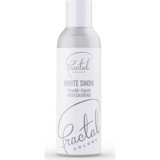 Dekorativní airbrush barva tekutá Fractal - White Snow (100 ml)