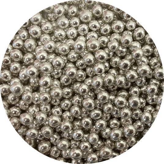 Cukrové perly stříbrné malé (50 g) AMO31 dortis