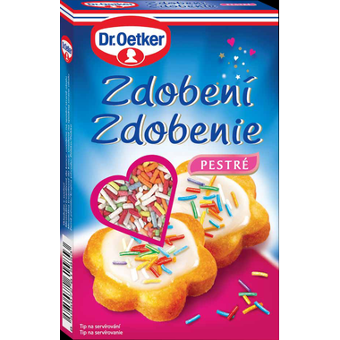 Dr. Oetker Zdobení pestré (80 g) DO0031 dortis