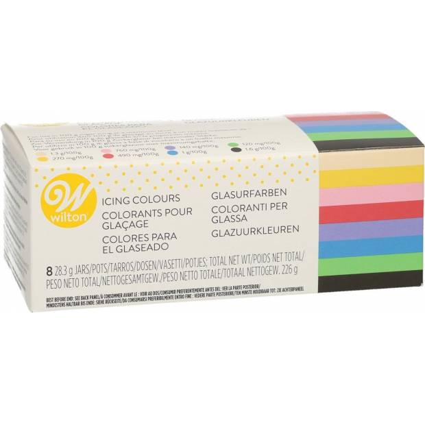 Sada gelových barev Icing Color Kit 8ks - Wilton