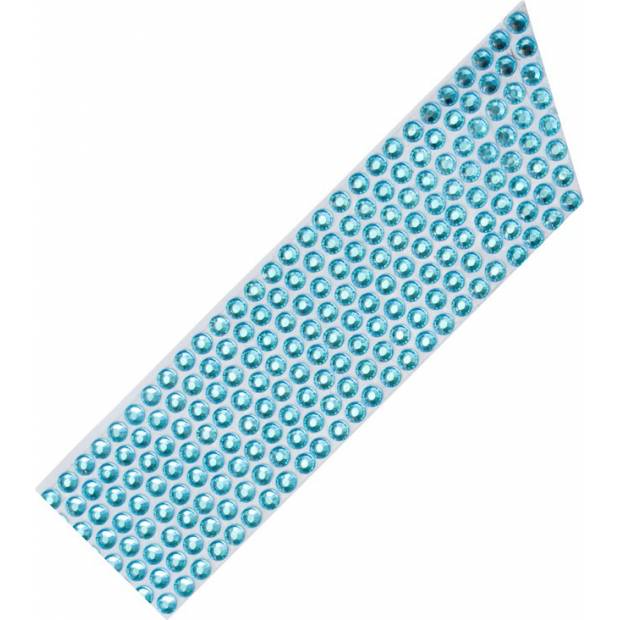 Diamantový ozdobný pás modrý 1m - Dekora