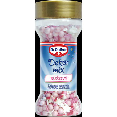 Dr. Oetker Dekor mix růžový (50 g) DO0033 dortis