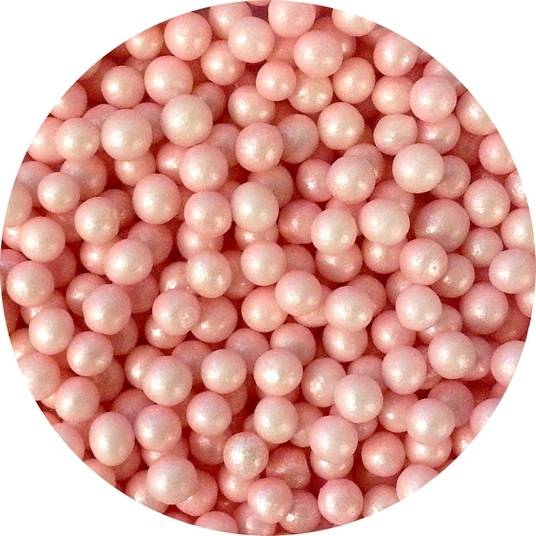Cukrové perly růžové perleťové (50 g) FL25856-1 dortis