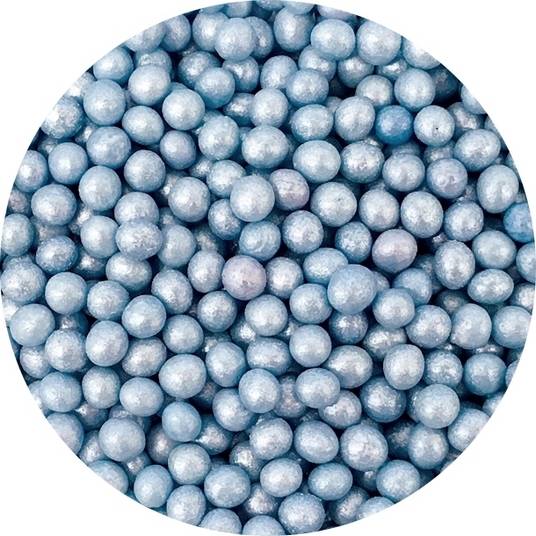 Cukrové perly světle modré perleťové (50 g) FL25857-1 dortis