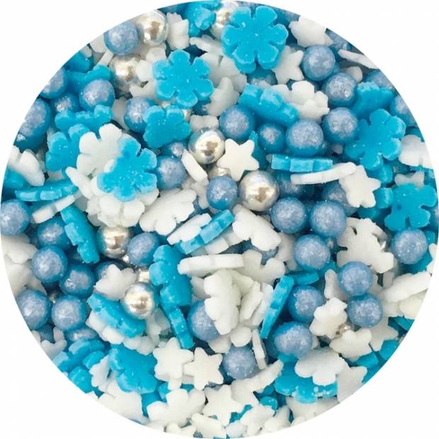 Cukrový mix modro-bílý (50 g)