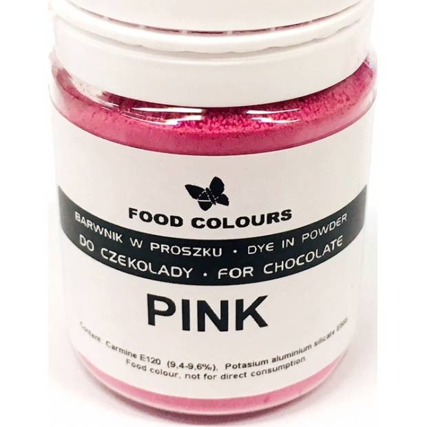 Prášková barva do čokolády Food Colours Pink (10 g) WS-P-235 dortis