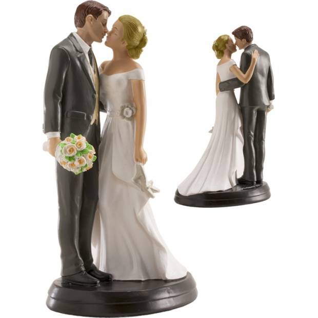 Svatební figurka na dort 18cm dokonalá láska - Dekora