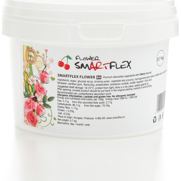 Smartflex Flower Třešeň 0,25 kg (Modelovací hmota na výrobu květin) 00579 dortis