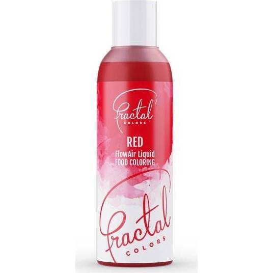 Airbrush barva tekutá Fractal - Red (100 ml) 6102 dortis