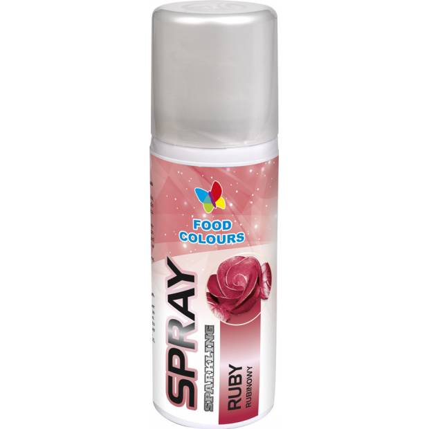 Barva ve spreji Food Colours Ruby (50 ml) Rubínová 6489 dortis