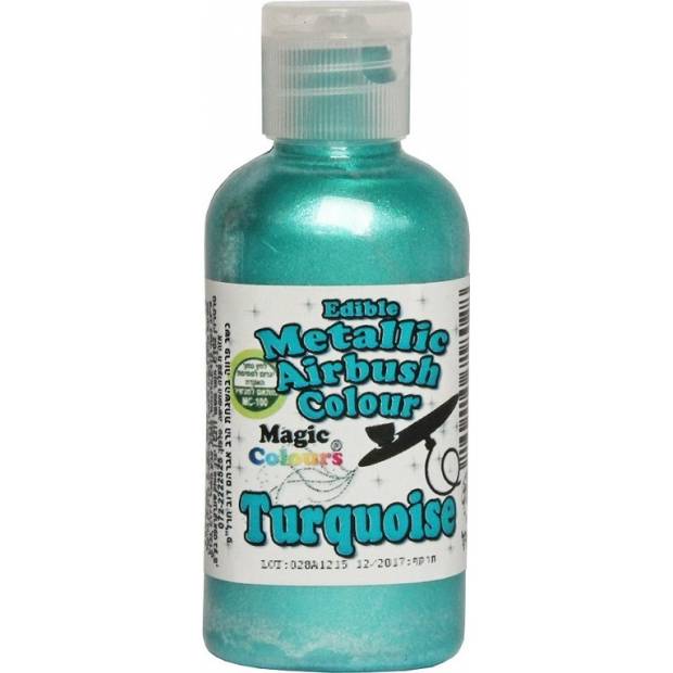 Airbrush barva perleťová Magic Colours (55 ml) Turquoise ABMTRQ dortis