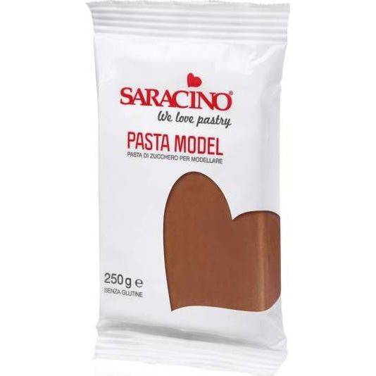 Modelovací hmota hnědá 250 g DEC036A Saracino