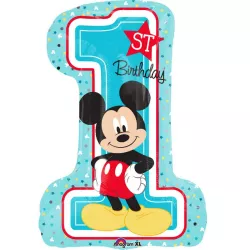 Fóliový balónek Mickey 48x71cm číslo jedna - Amscan