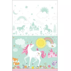 Plastový ubrus na stůl Unicorn 137x243cm - Amscan