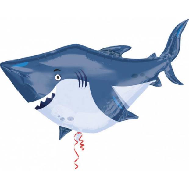 Fóliový balónek žralok 101x81cm - Amscan