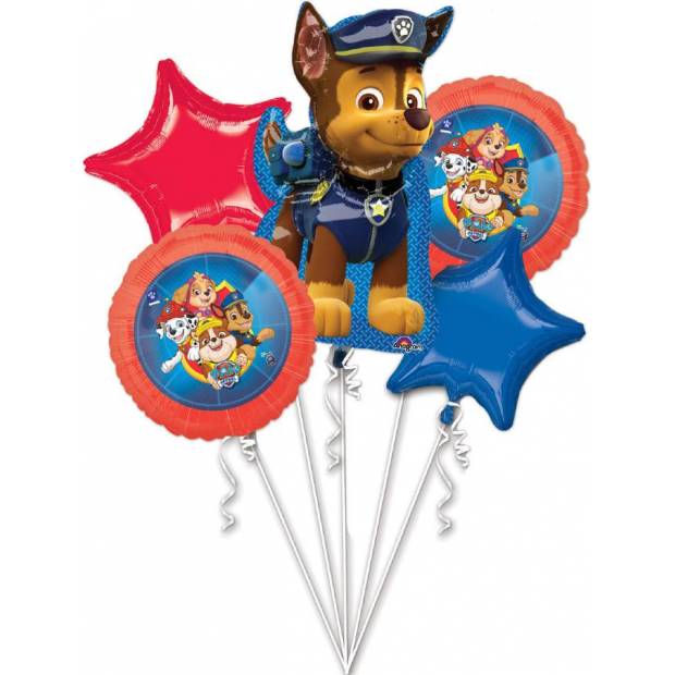 Fóliový balónek 5ks Paw Patrol - Amscan