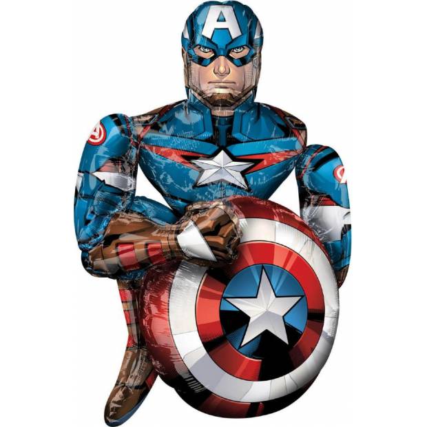 Fóliový balónek Avengers kapitán America - Amscan