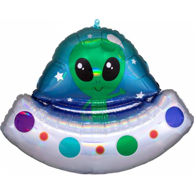Fóliový balónek UFO - Alien - Amscan