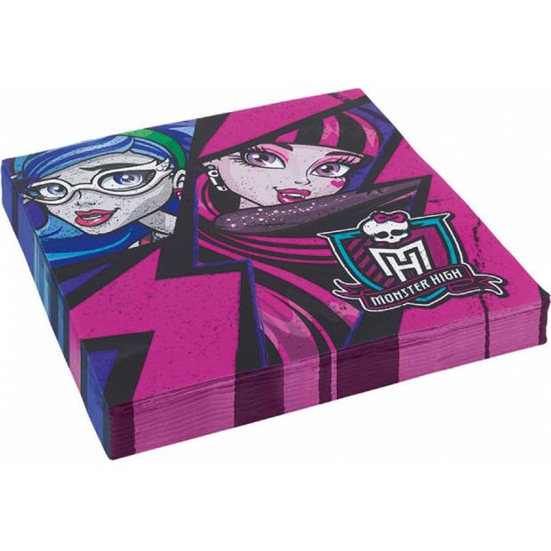 Ubrousky Monster High 20ks 33x33cm - Amscan