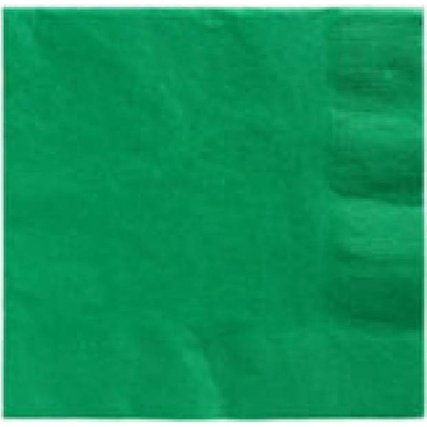 Ubrousky zelené 50ks 33x33cm - Amscan