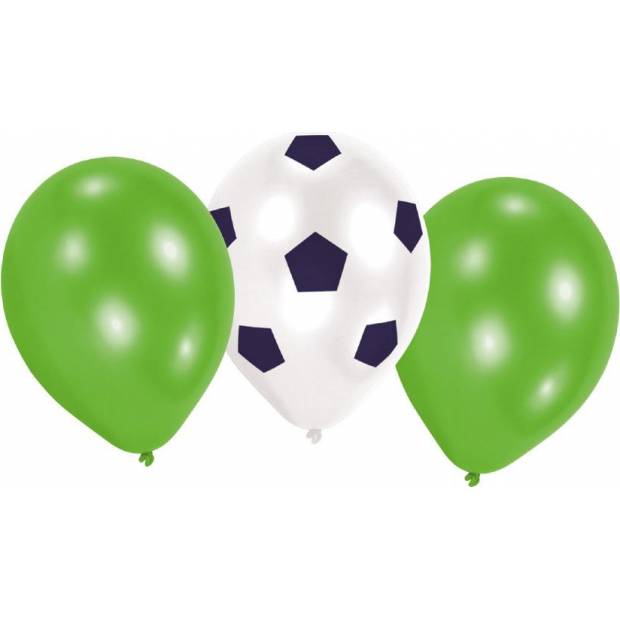 Latexové balónky na fotbalovou párty 6ks 22,8cm - Amscan