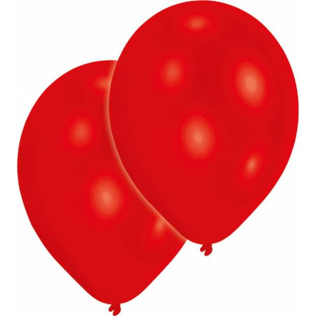 Latexové balónky červené 10ks 27,5cm - Amscan