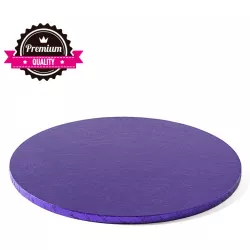 Fialová podložka pod dort 30cm síla 1,2cm - Decora