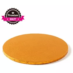 Oranžová podložka pod dort 30cm síla 1,2cm - Decora