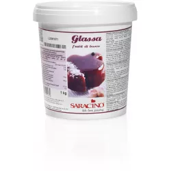 Glazura červená 1kg - Saracino