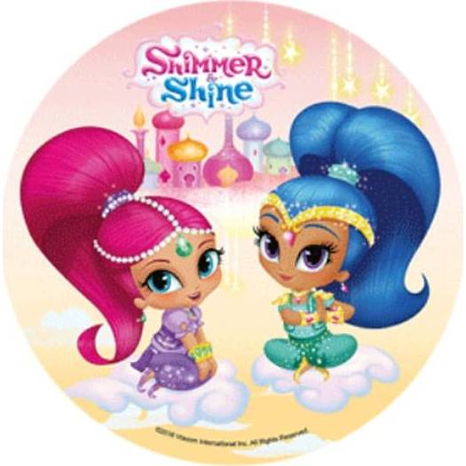 Jedlý papír Shimmer and Shine na mraku - Modecor