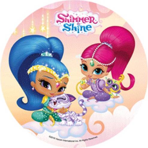 Jedlý papír Shimmer and Shine a mazlíčci - Modecor