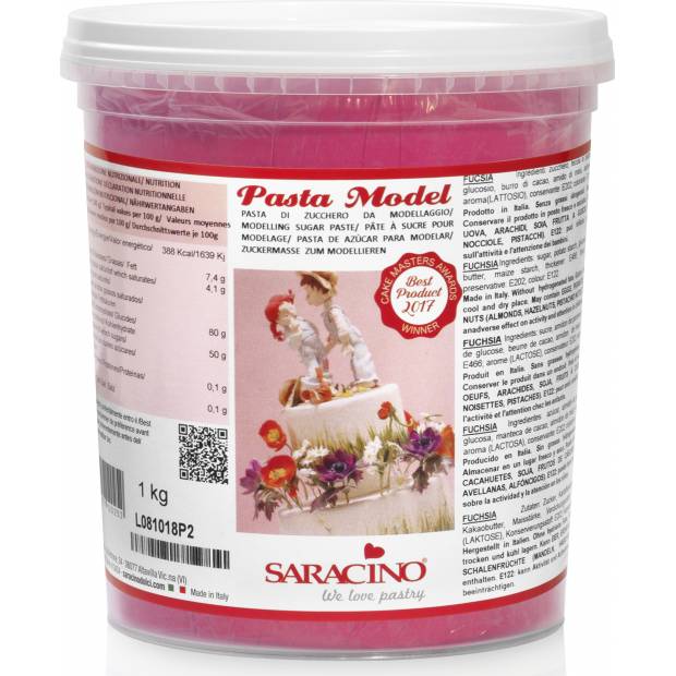 Modelovací hmota růžová 1 kg - Saracino