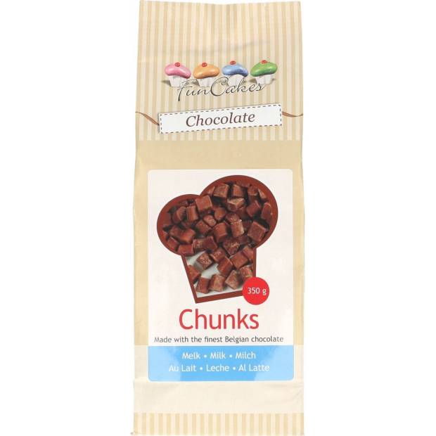 Termostabilní mléčné kousky Chunks 350g  - FunCakes