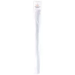 Květinové drátky bílé  50ks 40cm - Decora