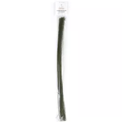 Květinové drátky zelené slabé 50ks 40cm - Decora