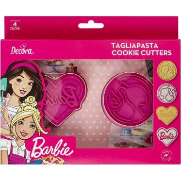 Sada vykrajovátek Barbie 2ks 6cm - Decora