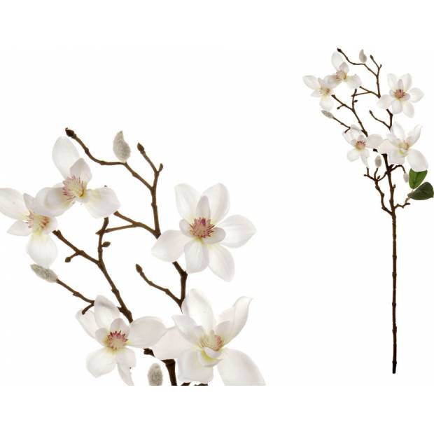 Magnolie, barva bílá. UKK209-WH Art