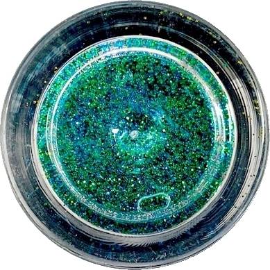 Dekorativní prachová glitterová barva Sugarcity (10 ml) Peacock Glitter 5799 dortis