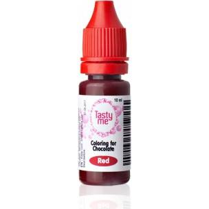 Tekutá barva do čokolády Tasty Me (10 ml) Red 5829 dortis