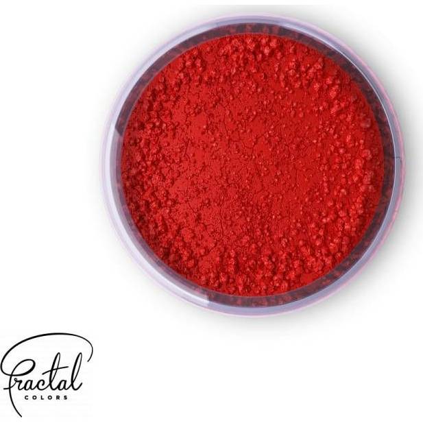 Jedlá prachová barva Fractal - Burning Red (1,5 g) 6130 dortis