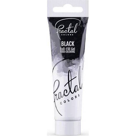 Gelová barva Fractal - Black (30 g) 6200 dortis