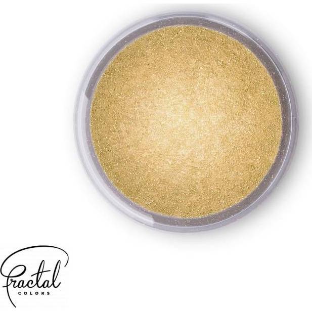 Dekorativní prachová perleťová barva Fractal - Golden Shine (3,5 g)