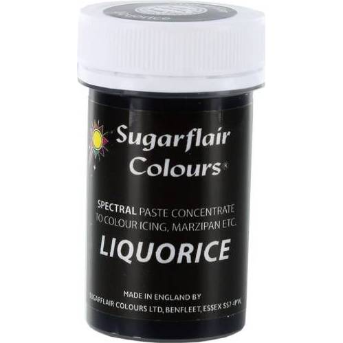 Gelová barva Sugarflair (25 g) New Liquorice 855 dortis