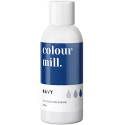 Olejová barva 100ml vysoce koncentrovaná námořní modrá - Navy - colour mill