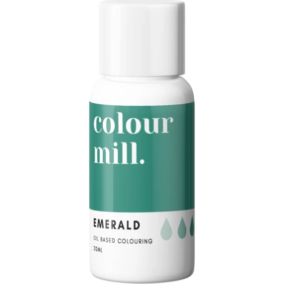 Olejová barva 20ml vysoce koncentrovaná smaragdová - colour mill